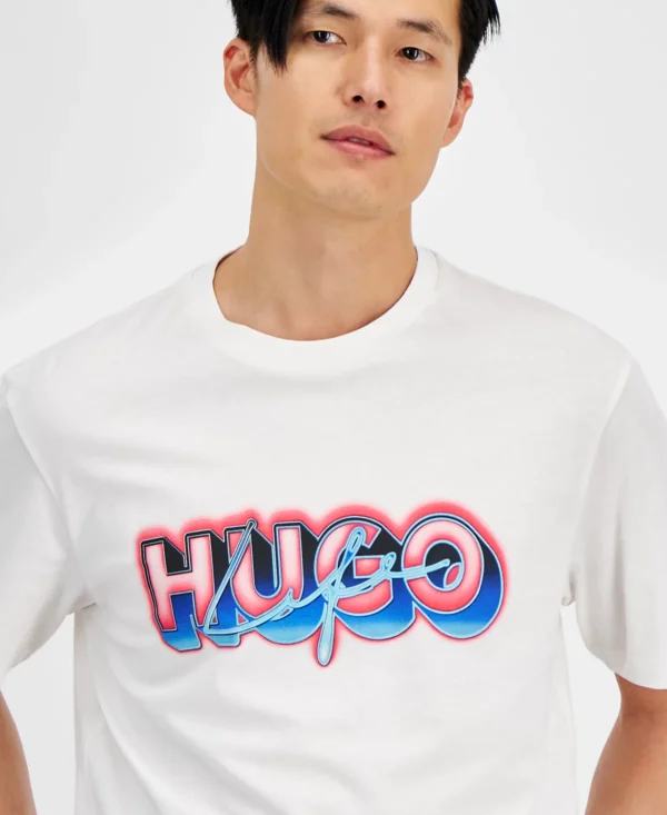 Hugo Boss Men's Regular-Fit Logo Graphic T-Shirt - Image 3