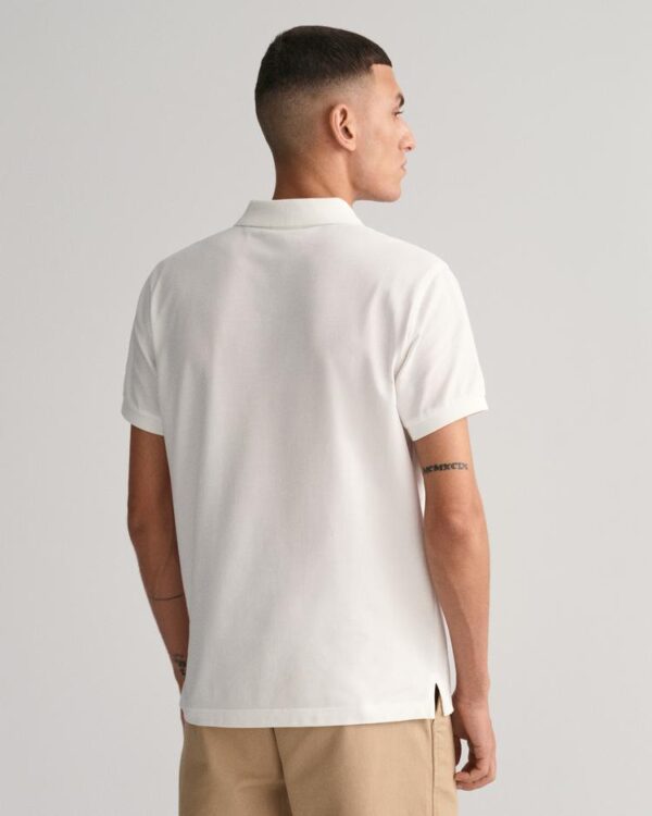 GANT Slim Fit Shield Piqué Polo Shirt - Image 3