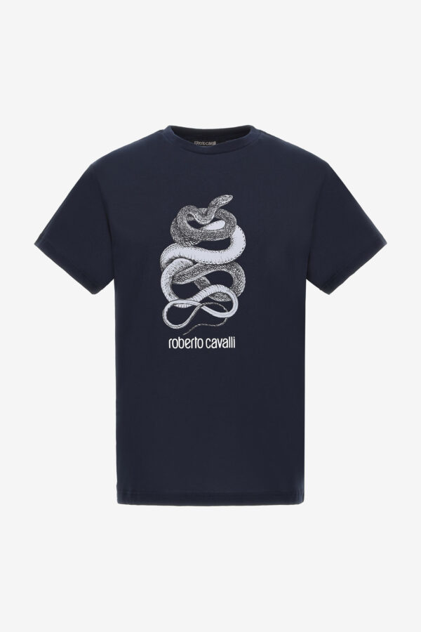 Roberto Cavalli Snake T-Shirt - Image 2