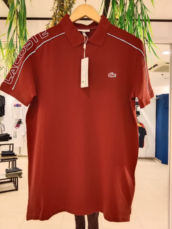Slim Fit Lacoste Movement Polo Shirt Technical Pique - Image 4