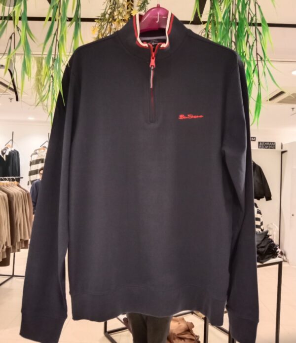 Ben Sherman Half Zip Sweater - Image 2