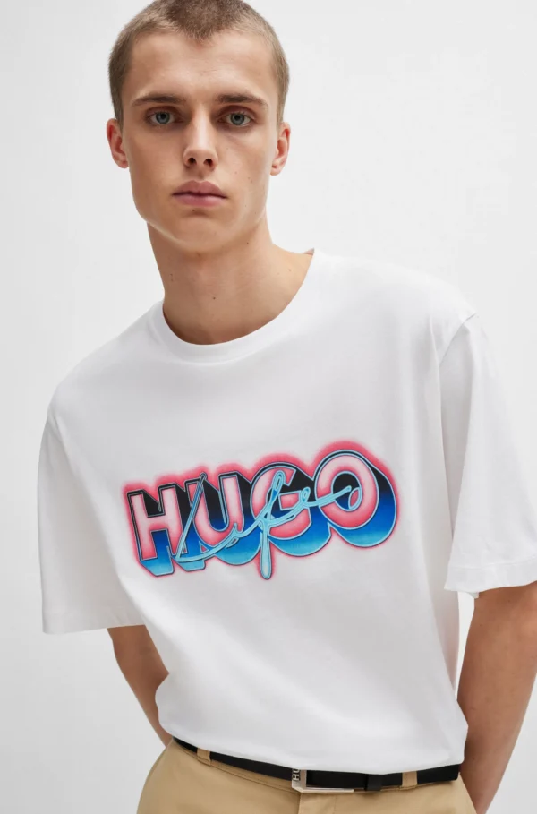 Hugo Boss Men's Regular-Fit Logo Graphic T-Shirt - Image 2