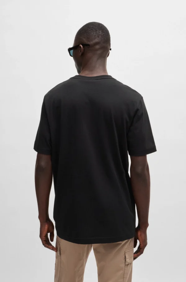 Cotton-jersey T-shirt with logo detail - Image 4