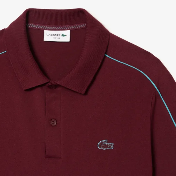 Slim Fit Lacoste Movement Polo Shirt Technical Pique - Image 2