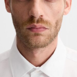 ZARA WHITE TEXTURE SHIRT