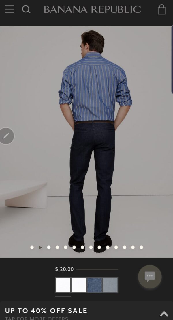 Banana republic indigo wash - Image 3