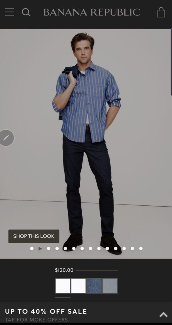 Banana republic indigo wash - Image 2