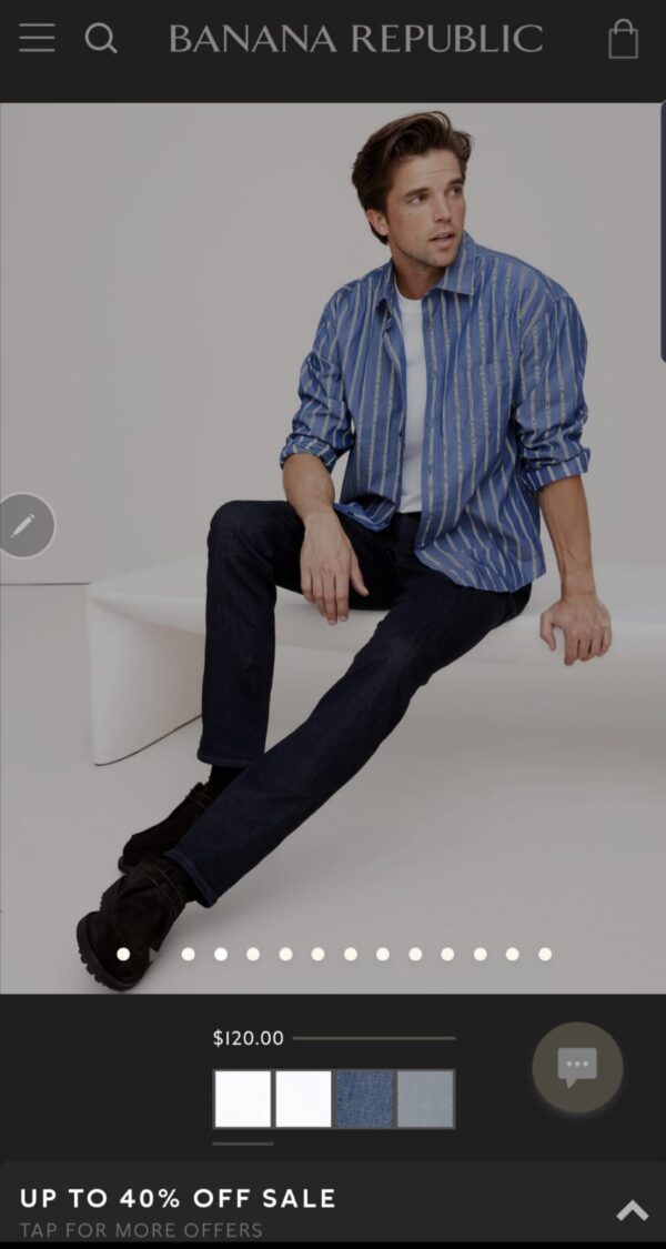 Banana republic indigo wash