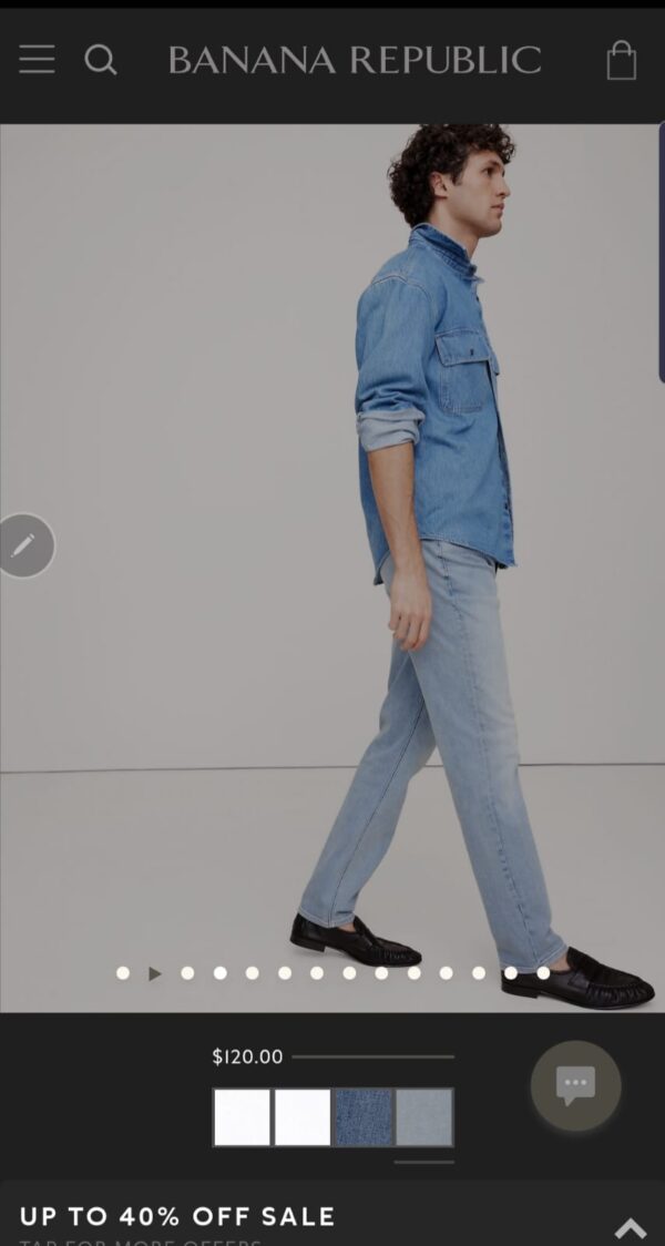Banana republic sky blue - Image 4