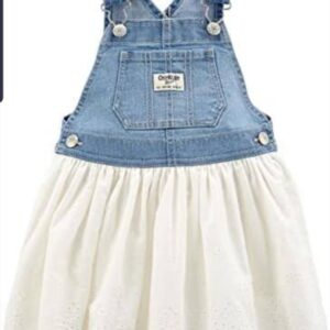 kids oshkosh frock white