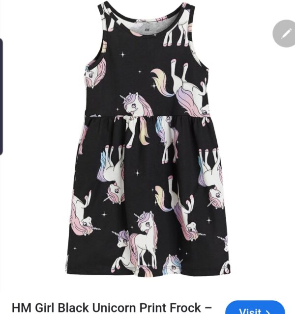 h&m cotton frock kids