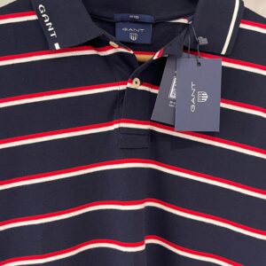 GANT STRIPE POLO RED