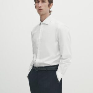 ZARA POPLIN SHIRT WHITE