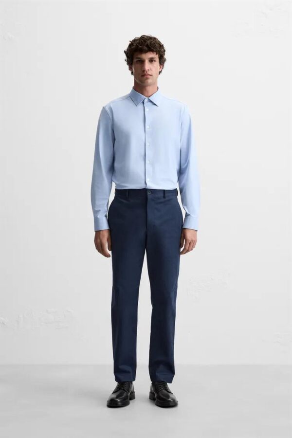 ZARA SKY BLUE POPLIN SHIRT