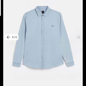 River Island  muscle fit Denim shirt