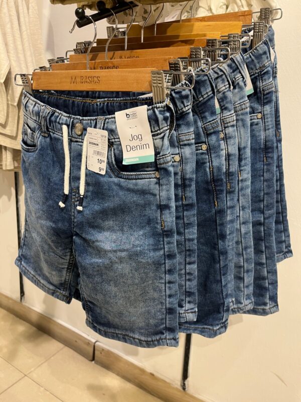 zeeman terry denim shorts kids - Image 2