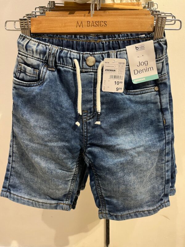 zeeman terry denim shorts kids